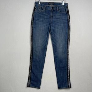 Rock & Republic Berlin‎ Shiny Flashy Women’s Denim Jeans w/ Stretch Size 10